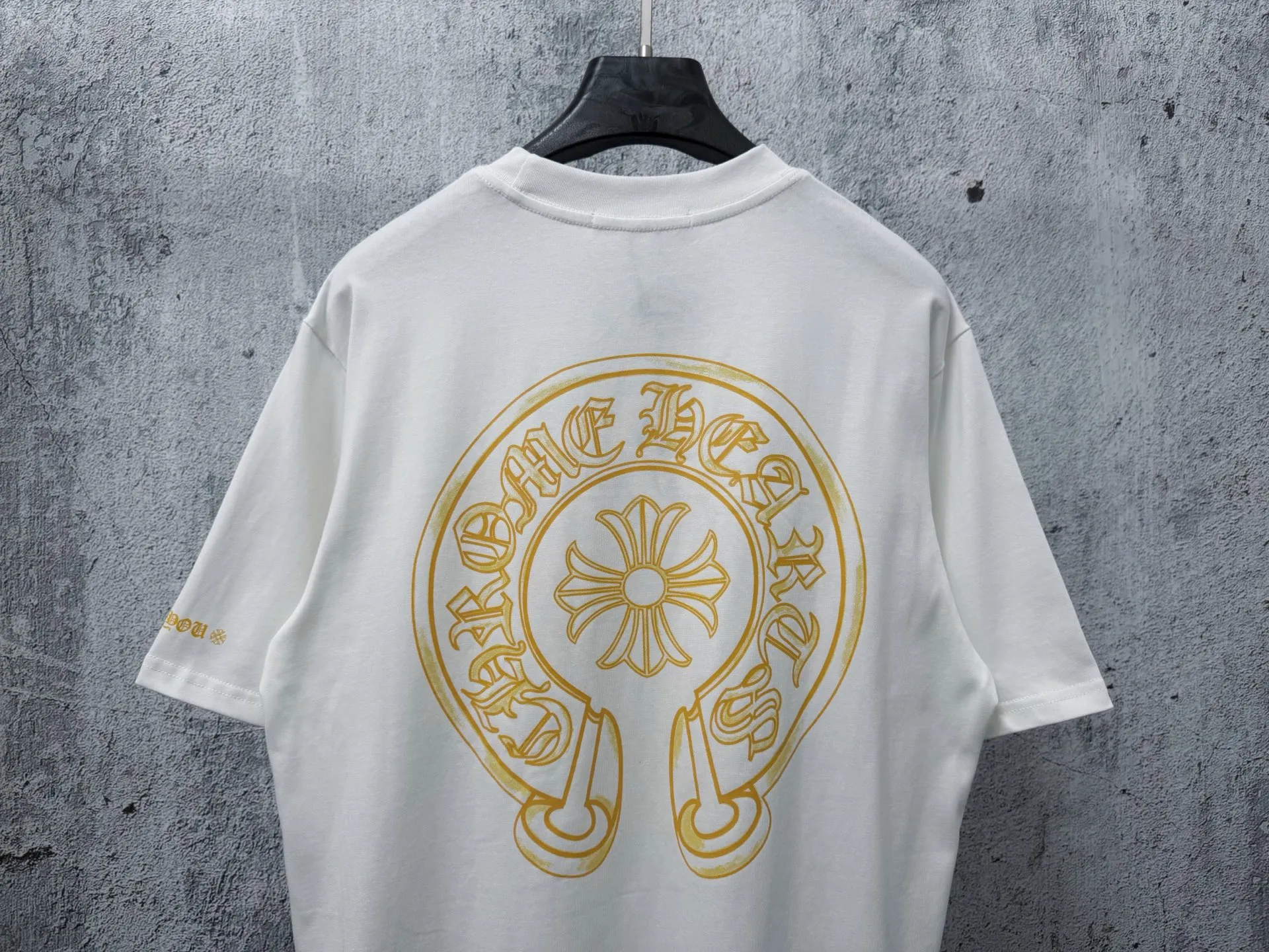 ￼ 【Chrome Hearts】 25ss T Same Style T Versatile : Black White Size：S-XL